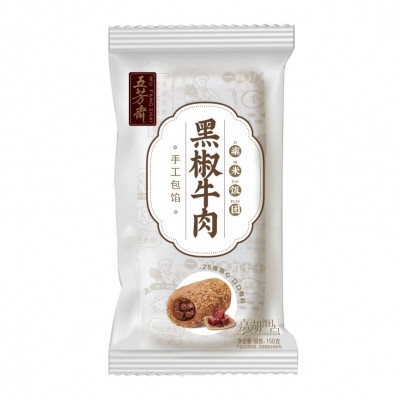 黑椒牛肉粢米飯團